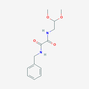 molecular formula C13H18N2O4 B2673249 N-Benzyl-N'-(2,2-dimethoxyethyl)oxamide CAS No. 58108-43-3