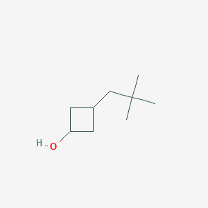 molecular formula C9H18O B2673316 3-(2,2-Dimethylpropyl)cyclobutan-1-ol CAS No. 2357257-89-5