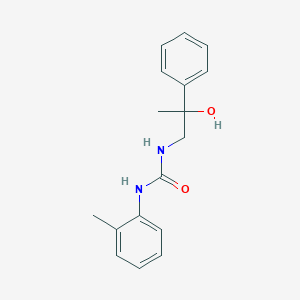 molecular formula C17H20N2O2 B2673375 1-(2-Hydroxy-2-phenylpropyl)-3-(o-tolyl)urea CAS No. 1351608-80-4