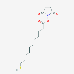 2,5-Dioxopyrrolidin-1-yl 11-mercaptoundecanoate