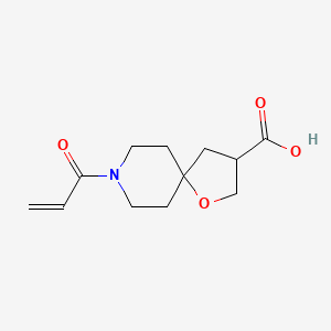 8-Prop-2-enoyl-1-oxa-8-azaspiro[4.5]decane-3-carboxylic acid