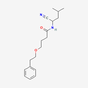 N-(1-cyano-3-methylbutyl)-4-(2-phenylethoxy)butanamide