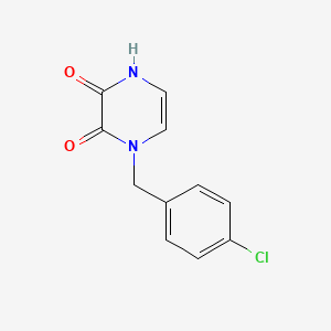 1-(4-Chlorobenzyl)-1,4-dihydropyrazine-2,3-dione
