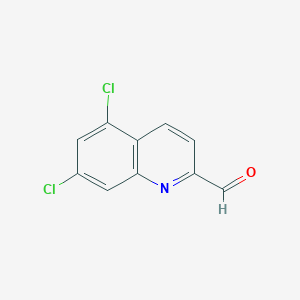 5,7-dichloroquinoline-2-carbaldehyde