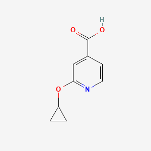 2-(Cyclopropyloxy)-4-pyridinecarboxylic acid