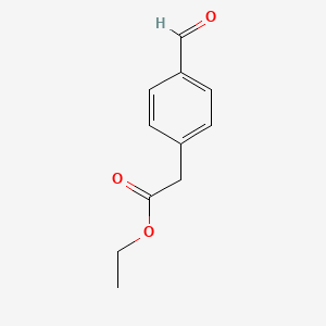 molecular formula C11H12O3 B2673478 乙酸 2-(4-甲醛苯基)酯 CAS No. 43153-12-4