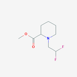 Methyl 1-(2,2-difluoroethyl)piperidine-2-carboxylate
