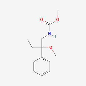 Methyl (2-methoxy-2-phenylbutyl)carbamate