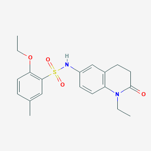 2-ethoxy-N-(1-ethyl-2-oxo-1,2,3,4-tetrahydroquinolin-6-yl)-5-methylbenzenesulfonamide