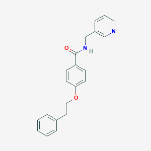 4-(2-phenylethoxy)-N-(pyridin-3-ylmethyl)benzamide