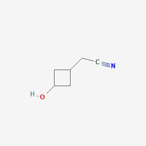 molecular formula C6H9NO B2673510 2-(3-Hydroxycyclobutyl)acetonitrile CAS No. 2091679-17-1