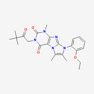 2-(3,3-dimethyl-2-oxobutyl)-6-(2-ethoxyphenyl)-4,7,8-trimethylpurino[7,8-a]imidazole-1,3-dione