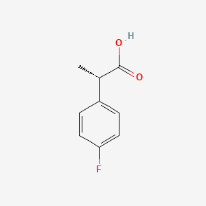 molecular formula C9H9FO2 B2673546 (S)-2-(4-Fluorophenyl)propanoic acid CAS No. 191725-90-3