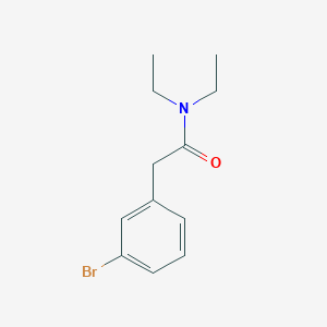 molecular formula C12H16BrNO B2673603 2-(3-bromophenyl)-N,N-diethylacetamide CAS No. 530112-58-4