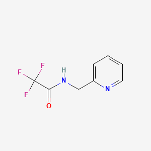 molecular formula C8H7F3N2O B2673608 2,2,2-trifluoro-N-(pyridin-2-ylmethyl)acetamide CAS No. 401575-24-4
