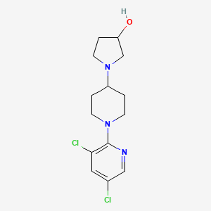 1-[1-(3,5-Dichloropyridin-2-yl)piperidin-4-yl]pyrrolidin-3-ol