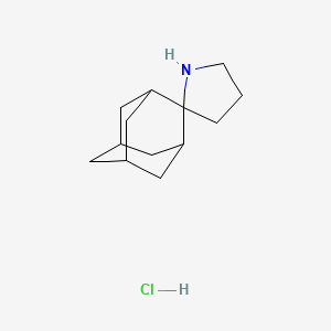 Spiro[adamantane-2,2'-pyrrolidine];hydrochloride