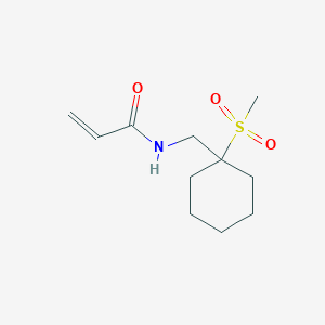 N-[(1-Methylsulfonylcyclohexyl)methyl]prop-2-enamide