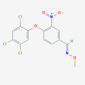 3-nitro-4-(2,4,5-trichlorophenoxy)benzenecarbaldehyde O-methyloxime