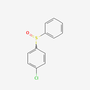molecular formula C12H9ClOS B2673694 (R)-p-Chlorophenyl phenyl sulfoxide CAS No. 1016-82-6; 2184973-82-6