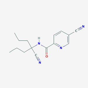 5-cyano-N-(1-cyano-1-propylbutyl)pyridine-2-carboxamide