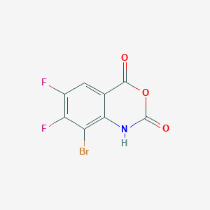 molecular formula C8H2BrF2NO3 B2673745 8-Bromo-6,7-difluoro-1H-3,1-benzoxazine-2,4-dione CAS No. 2366994-39-8