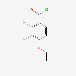 molecular formula C9H7ClF2O2 B2673813 4-乙氧基-2,3-二氟苯甲酰氯 CAS No. 761459-04-5