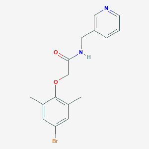 molecular formula C16H17BrN2O2 B267388 2-(4-bromo-2,6-dimethylphenoxy)-N-(3-pyridinylmethyl)acetamide 