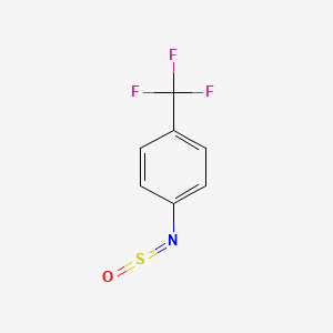 molecular formula C7H4F3NOS B2673959 1-(Sulfinylamino)-4-(trifluoromethyl)benzene CAS No. 74653-66-0