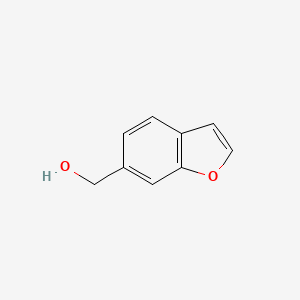 molecular formula C9H8O2 B2674038 Benzofuran-6-ylmethanol CAS No. 1056942-24-5