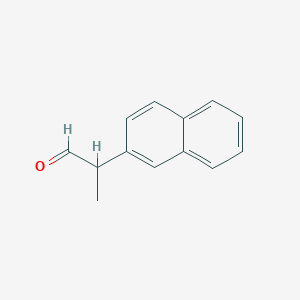 molecular formula C13H12O B2674111 2-(Naphthalen-2-yl)propanal CAS No. 10522-23-3
