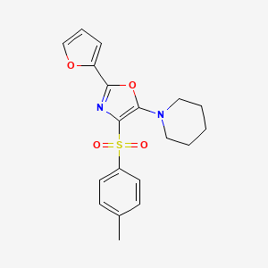 2-(Furan-2-yl)-5-(piperidin-1-yl)-4-tosyloxazole