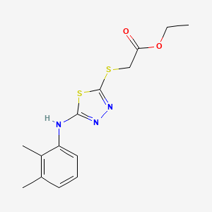Ethyl 2-[[5-(2,3-dimethylanilino)-1,3,4-thiadiazol-2-yl]sulfanyl]acetate
