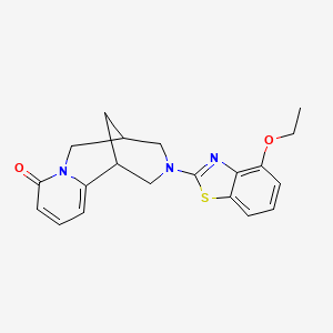 11-(4-Ethoxy-1,3-benzothiazol-2-yl)-7,11-diazatricyclo[7.3.1.02,7]trideca-2,4-dien-6-one
