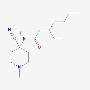 molecular formula C16H29N3O B2674351 N-(4-cyano-1-methylpiperidin-4-yl)-3-ethylheptanamide CAS No. 1355640-70-8