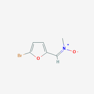 molecular formula C6H6BrNO2 B2674375 [(E)-(5-溴-2-呋喃基)甲基亚胺基]酸 CAS No. 41106-12-1