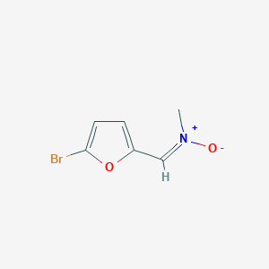 molecular formula C6H6BrNO2 B2674375 [(E)-(5-bromo-2-furyl)methylidene](methyl)ammoniumolate CAS No. 41106-12-1