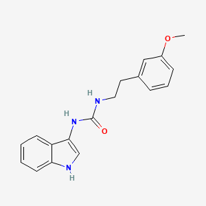 molecular formula C18H19N3O2 B2674380 1-(1H-吲哚-3-基)-3-(3-甲氧基苯乙基)脲 CAS No. 899946-90-8