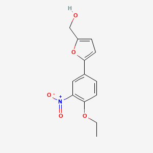 [5-(4-Ethoxy-3-nitrophenyl)furan-2-yl]methanol