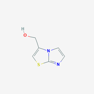 molecular formula C6H6N2OS B2674403 Imidazo[2,1-b]thiazol-3-ylmethanol CAS No. 130182-36-4