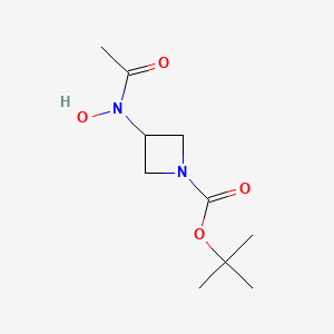 Tert-butyl 3-[acetyl(hydroxy)amino]azetidine-1-carboxylate