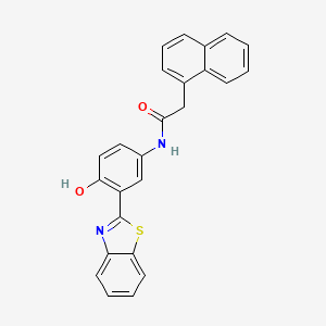 N-(3-(benzo[d]thiazol-2-yl)-4-hydroxyphenyl)-2-(naphthalen-1-yl)acetamide