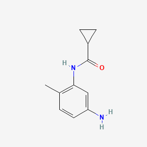 molecular formula C11H14N2O B2674465 N-(5-amino-2-methylphenyl)cyclopropanecarboxamide CAS No. 926244-10-2