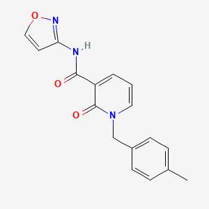 N-(isoxazol-3-yl)-1-(4-methylbenzyl)-2-oxo-1,2-dihydropyridine-3-carboxamide