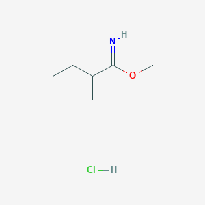 Methyl 2-methylbutanimidate;hydrochloride