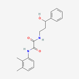 molecular formula C19H22N2O3 B2674550 N1-(2,3-dimethylphenyl)-N2-(3-hydroxy-3-phenylpropyl)oxalamide CAS No. 1448071-32-6