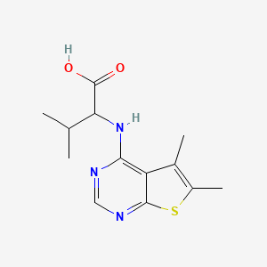 2-(5,6-Dimethyl-thieno[2,3-d]pyrimidin-4-ylamino)-3-methyl-butyric acid