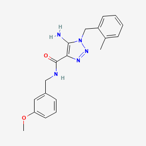 5-amino-N-(3-methoxybenzyl)-1-(2-methylbenzyl)-1H-1,2,3-triazole-4-carboxamide