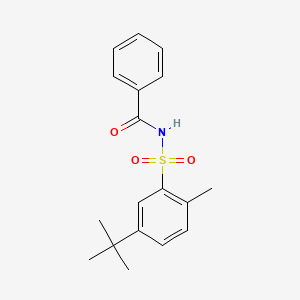 N-(5-tert-butyl-2-methylphenyl)sulfonylbenzamide