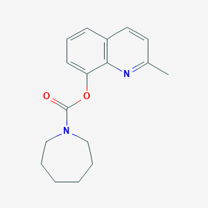 molecular formula C17H20N2O2 B2674664 2-甲基喹啉-8-基氮杂庚烷-1-羧酸酯 CAS No. 539805-57-7